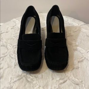 Black Suede 3” Wedge